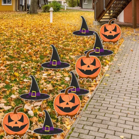 witch hat pathway markers