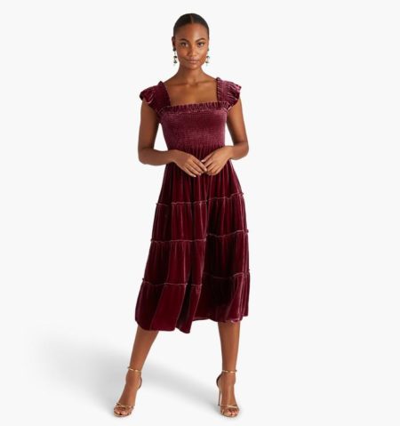 HHH469 TheEllieNapDress BurgundyVelvet C 1 697x Motherly