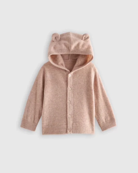 Quince Cashmere Hooded Cardigan