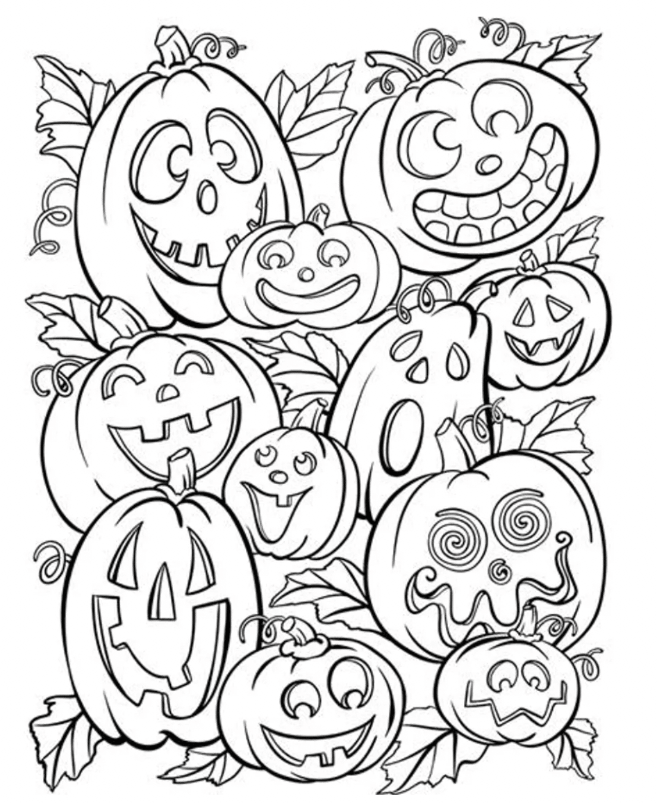 My Halloween Activity Book for Kids Age 4-8, Halloween Coloring