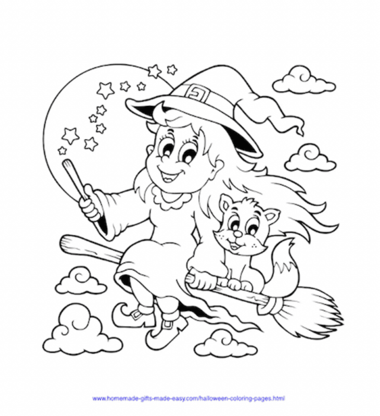 20 Free & Printable Halloween Coloring Pages for Kids - Motherly