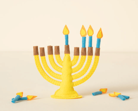 felt-menorah