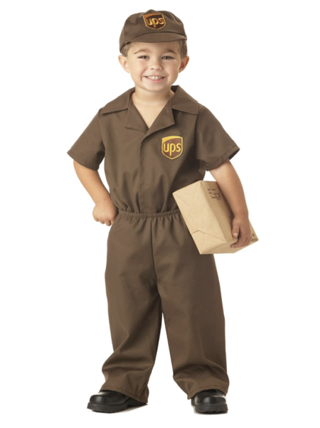 UPS delivery person costume