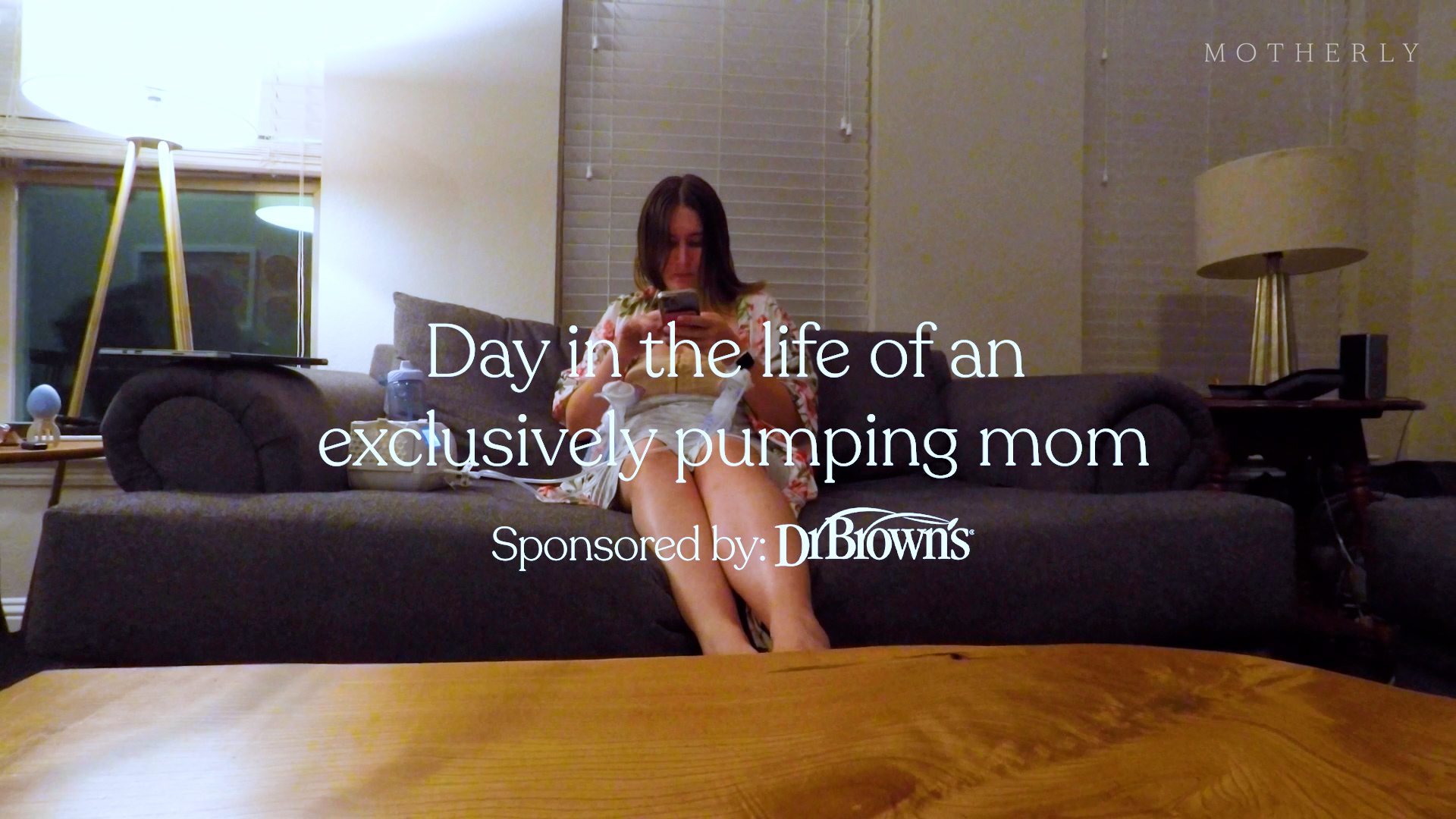screenshot of mom pumping video