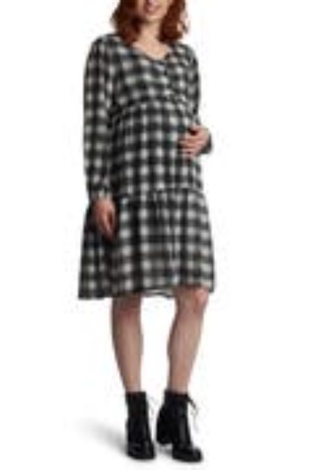 nordstrom-maternity-flannel-dress