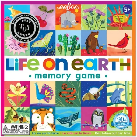 eeBoo Life on Earth Memory and Matching Game
