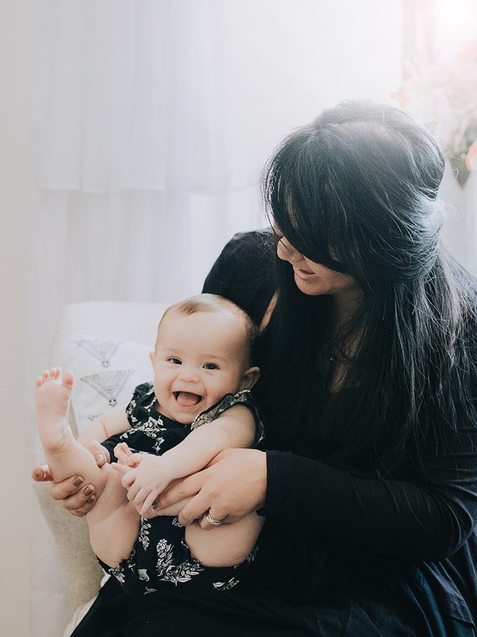 breastfeeding after c section happy baby