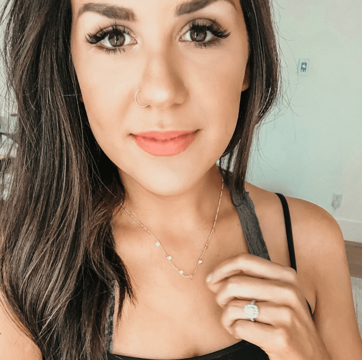 woman taking a selfie
