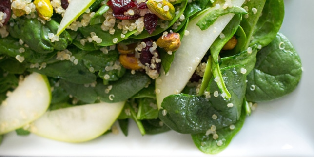 image of spinach salad