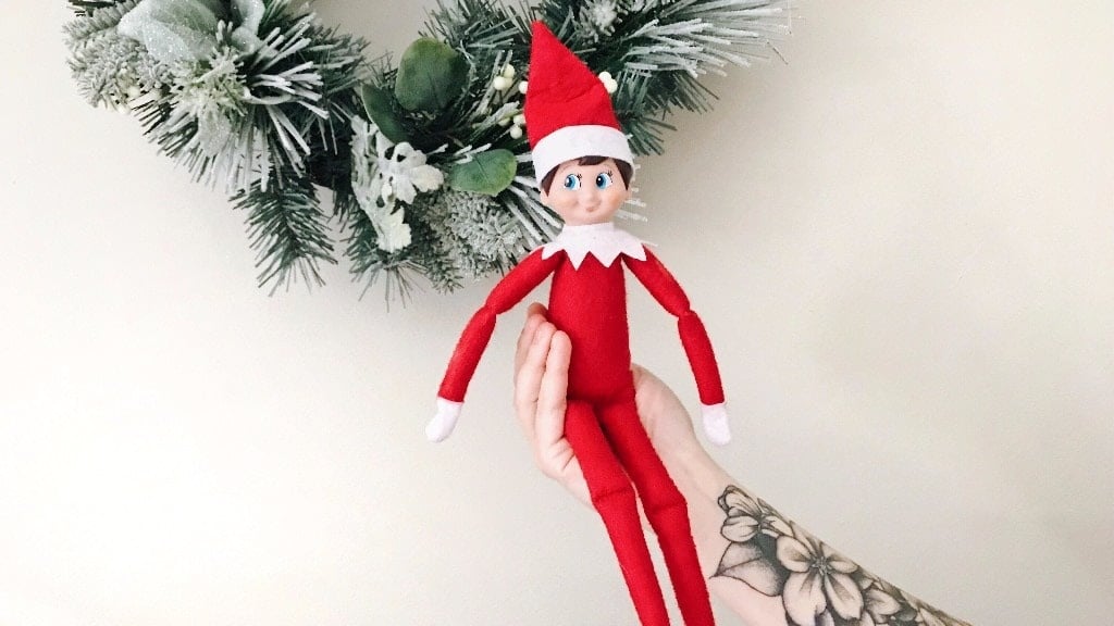 pink: elf on the shelf