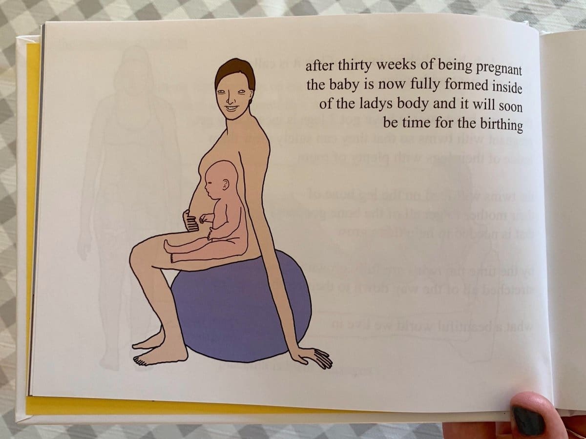 viral illustrations of birth