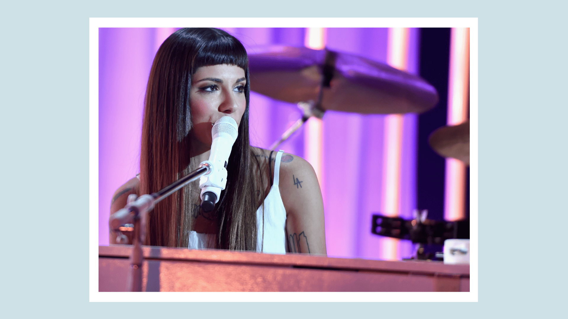 Christina Perri playing a show