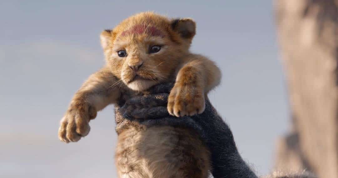 screen shot from The Lion King Live Action movie