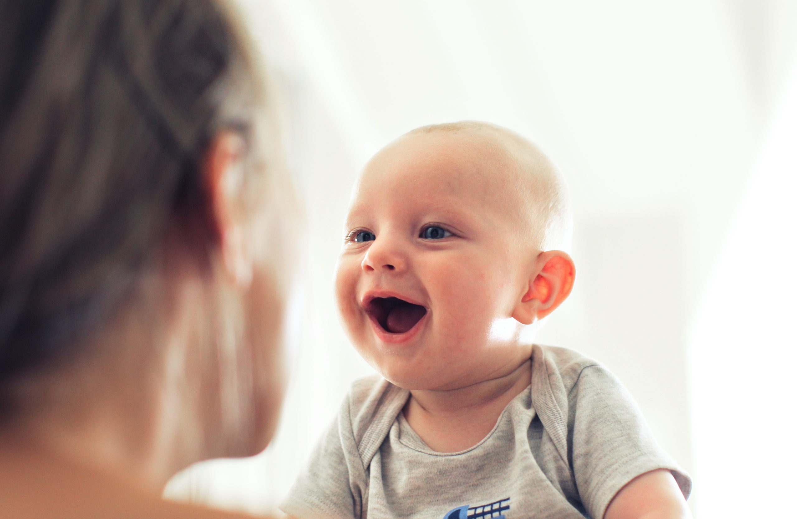 What happens to a mom's brain when their baby smiles for the first time