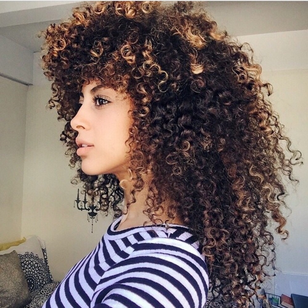 woman with amazing natural hair