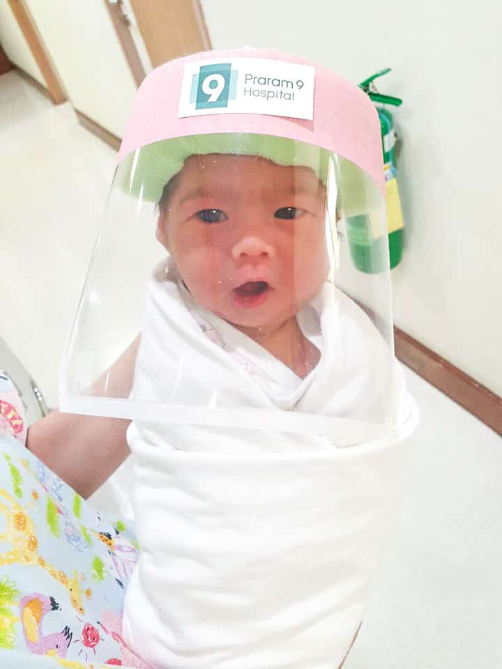 Babies in this Hospital are Wearing Tiny Face Shields - Motherly