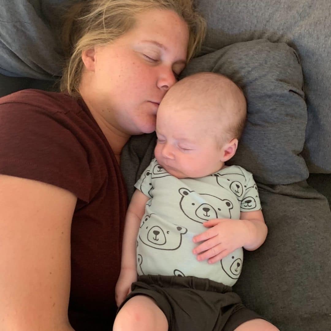 Amy Schumer sleeping with son