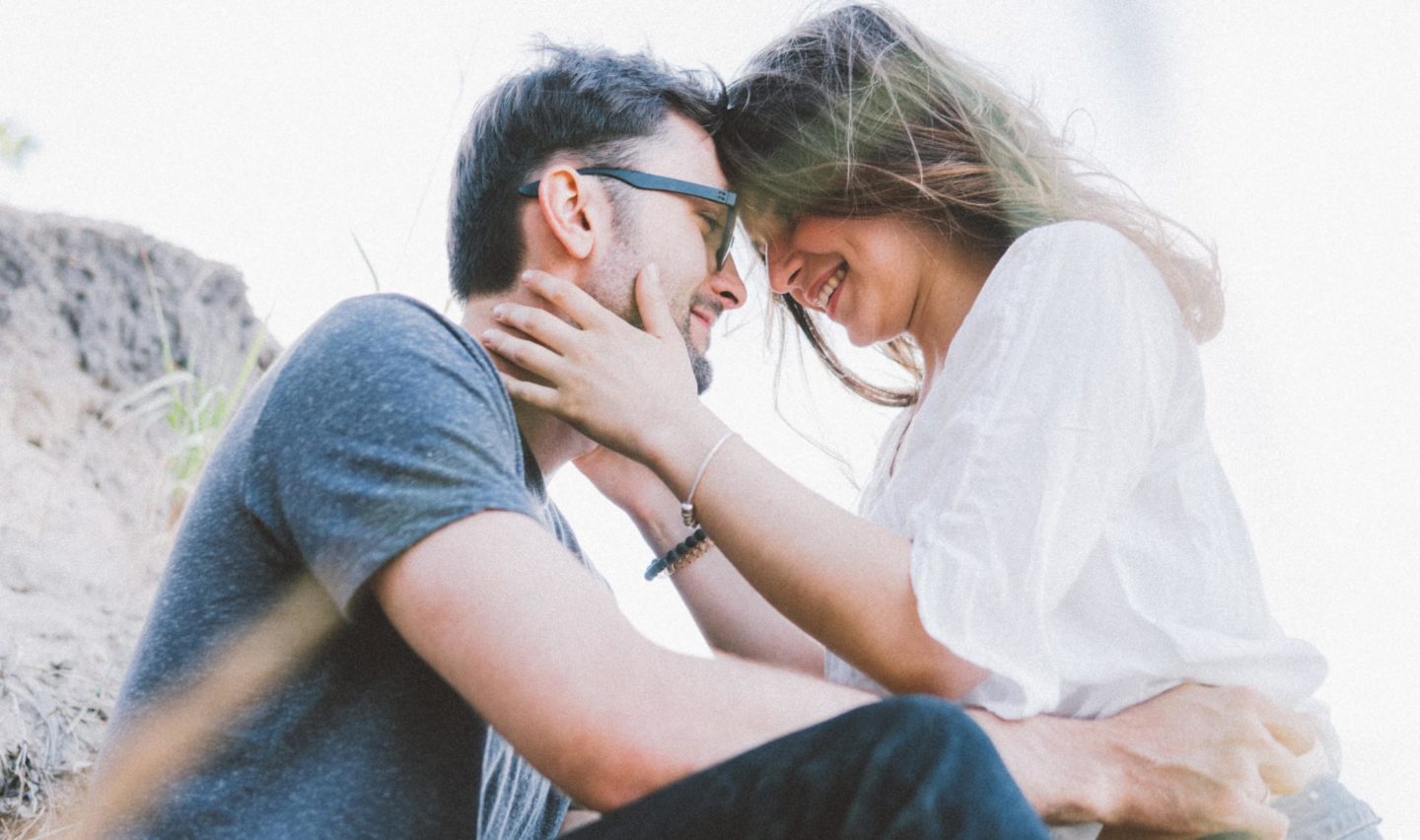 couple embracing
