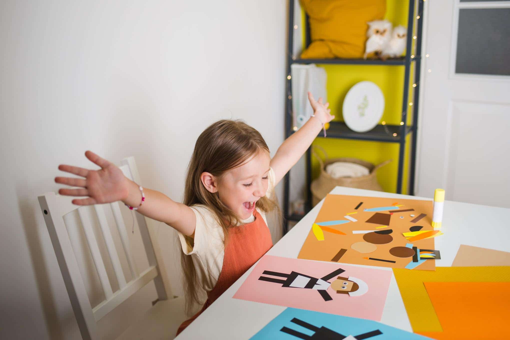 child sitting at table