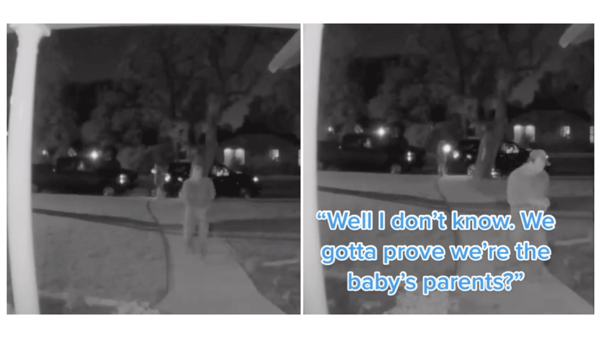 first-time-dad doorbell camera footage