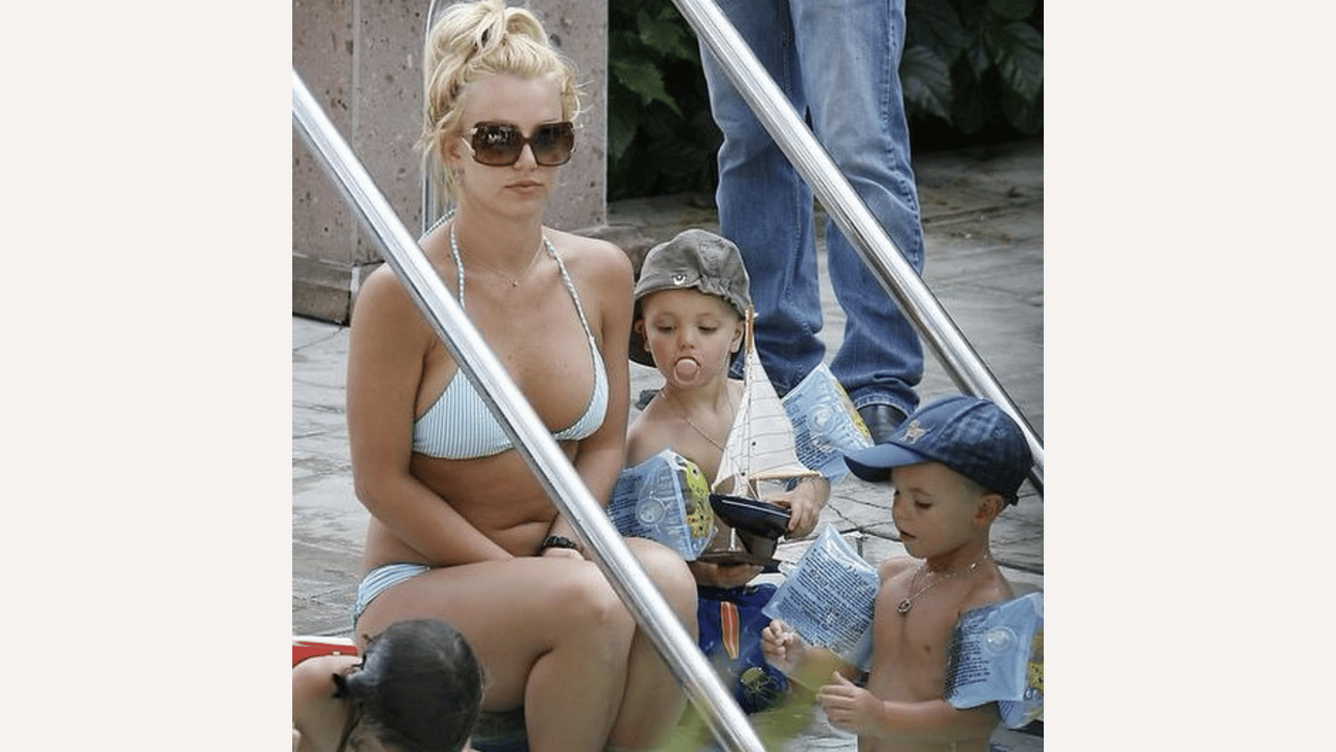 Britney Spears with sons