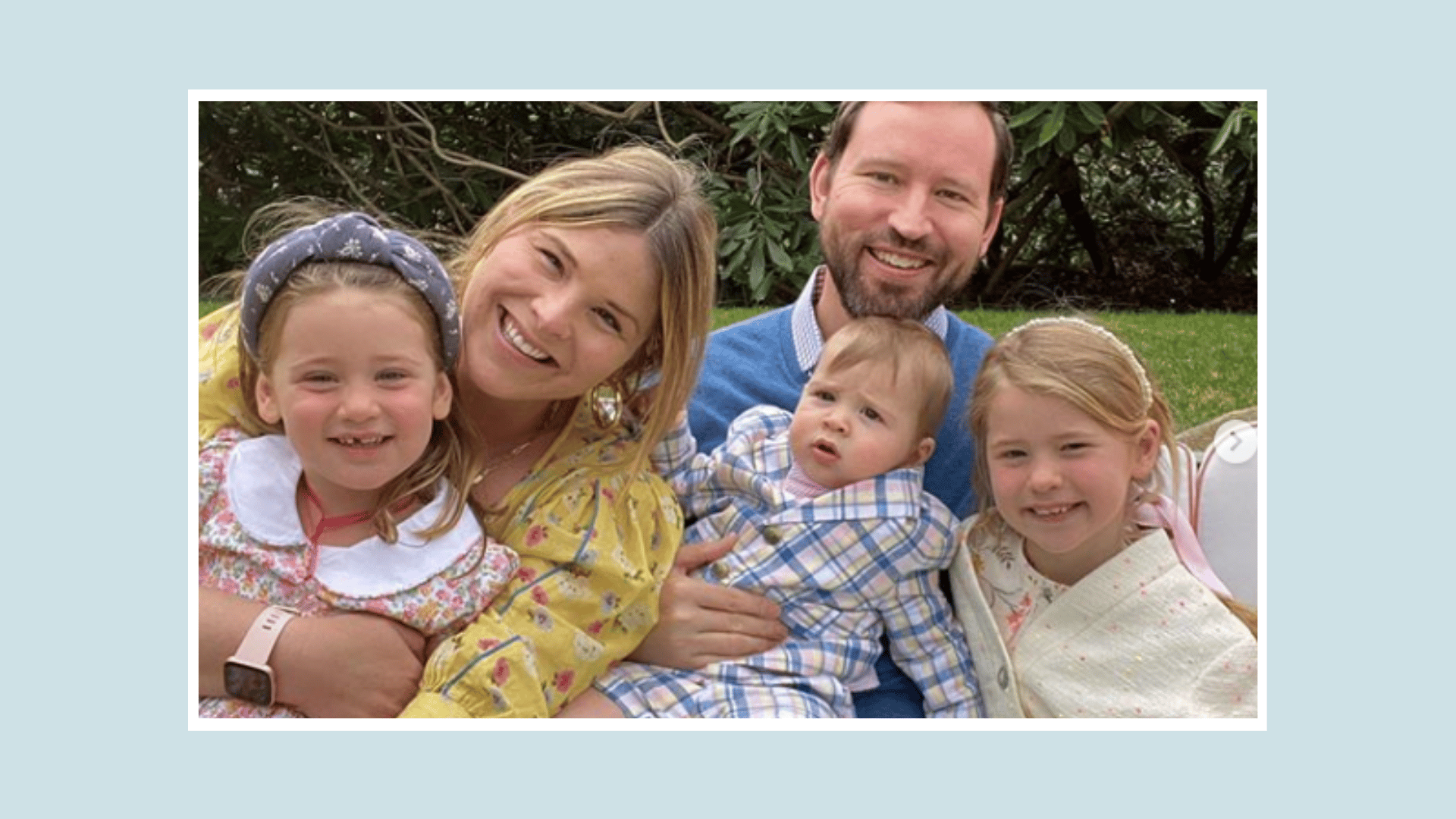 Jenna Bush Hager and family