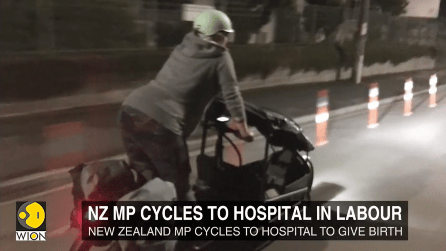 NZ politician bicycle