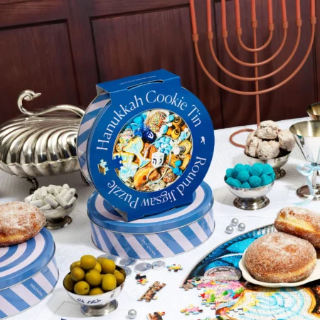 Piecework Hanukkah Cookie Tin 750 Piece Puzzle