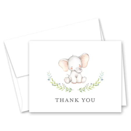 watercolor elephant cards