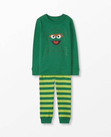 hanna andersson oscar the grouch pajamas