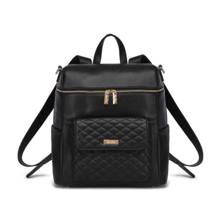 Lilu Bebe Monaco Diaper Bag Black Motherly