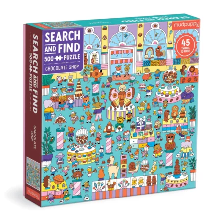 Mudpuppy Chocolate Shop 500 Piece Search and Find Puzzle