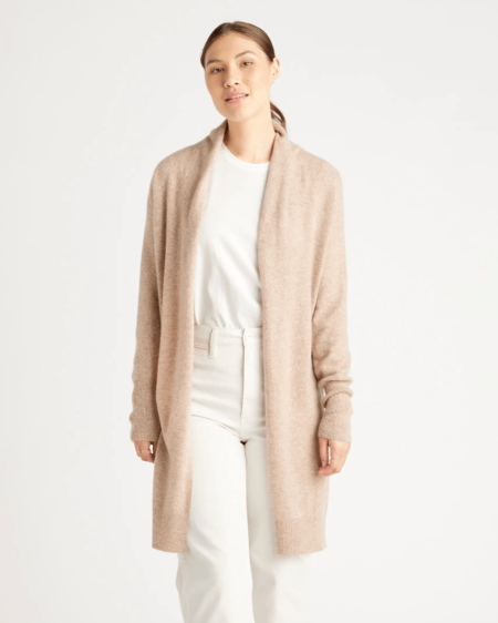 quince cashmere duster cardigan