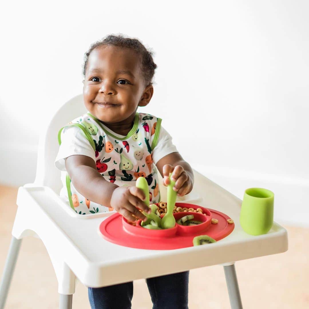 Teach your baby to feed themselves with EZPZ's Tiny Collection