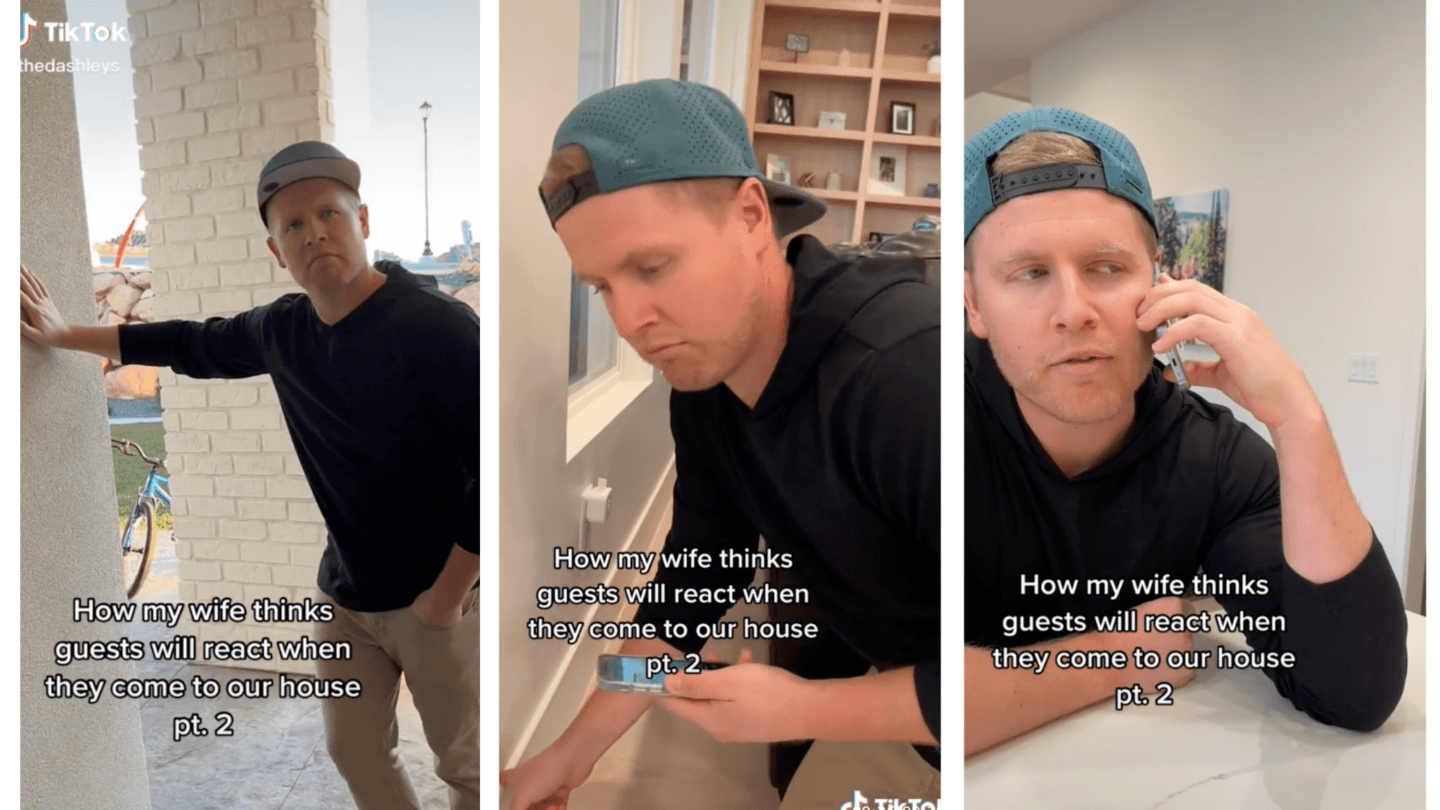 Viral TikTok screenshots of dad