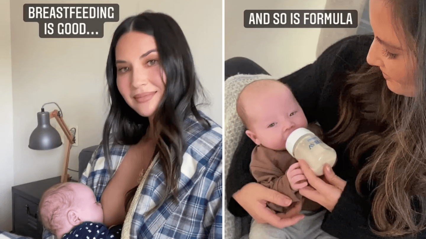 Olivia Munn Breastfeeding struggles