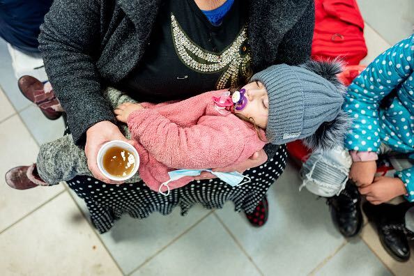 mom and child in Ukraine