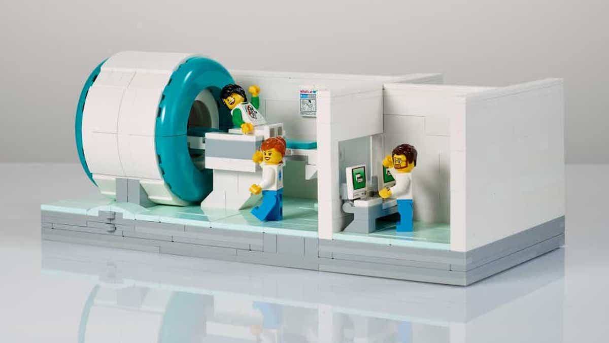 LEGO MRI scanner set