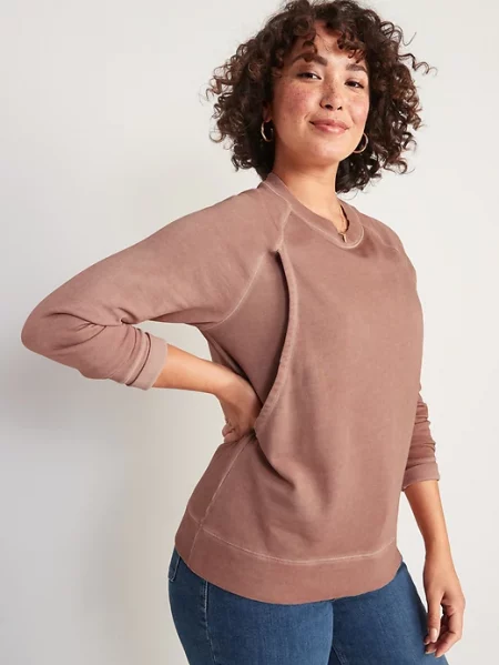 Old Navy Maternity Vintage Nursing Sweatshirt