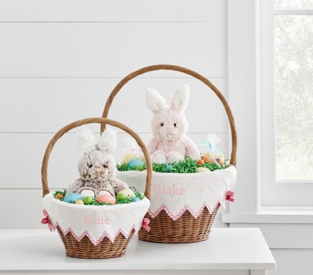 pottery barn kids easter basket liner