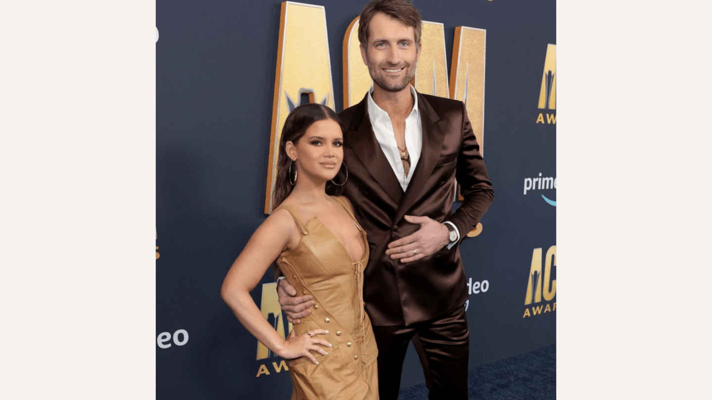 Maren Morris and Ryan Hurd at ACM Awards