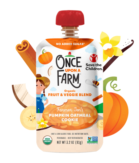 Once Upon a Farm Pumpkin Cookie