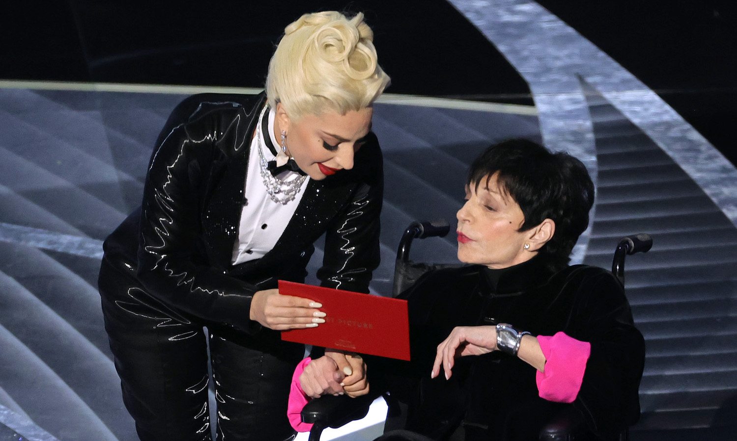 Lady Gaga and Liza Minnelli at the Oscars