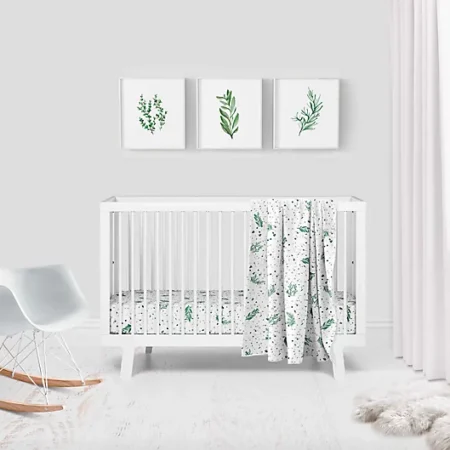 Goumi Organic Cotton Botanic Crib Bedding