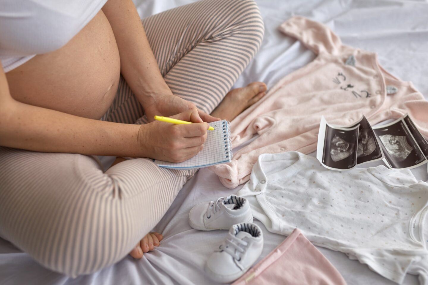 Pregnant Woman Making List