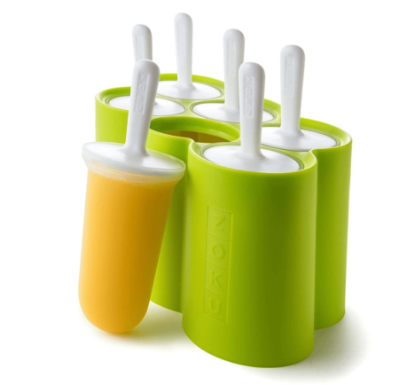 Tovolo Silicone Popsicle Ice Cream Makers and Mold Set with Base, Set of 4,  Monsters