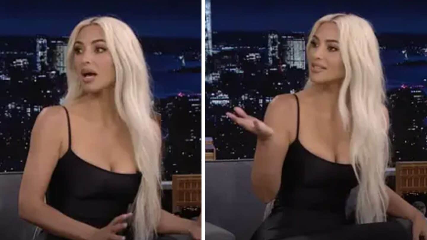 Kim Kardashian on Jimmy Fallon