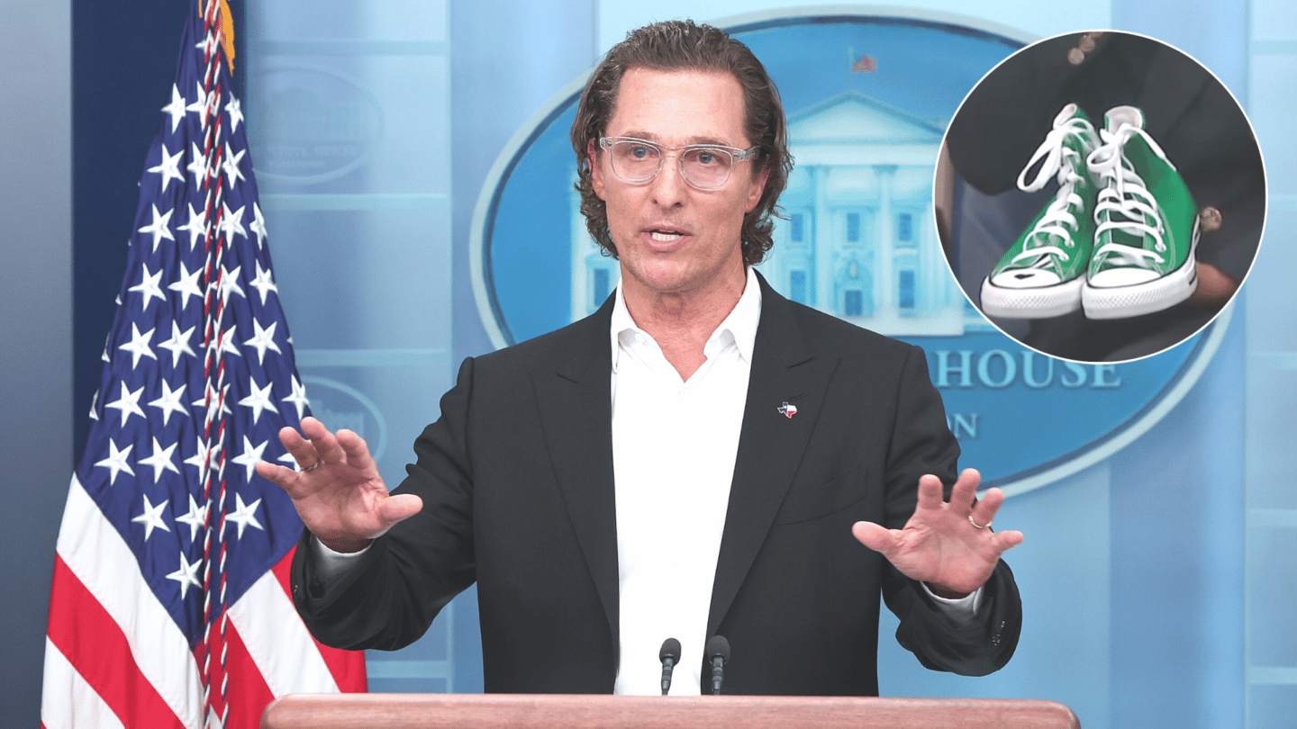 Matthew McConaughey at the White House