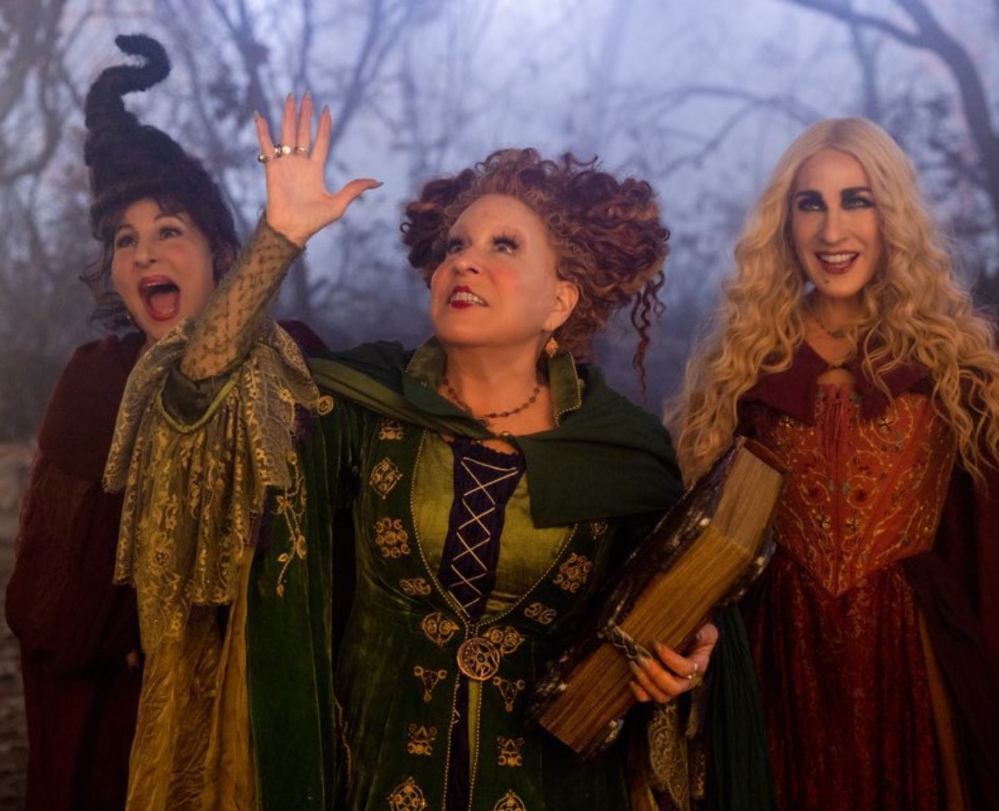 Hocus Pocus 2 screenshot of the Sanderson Sisters