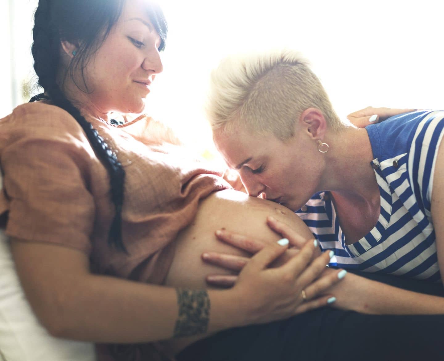 Pregnant LGBTQ couple Motherly